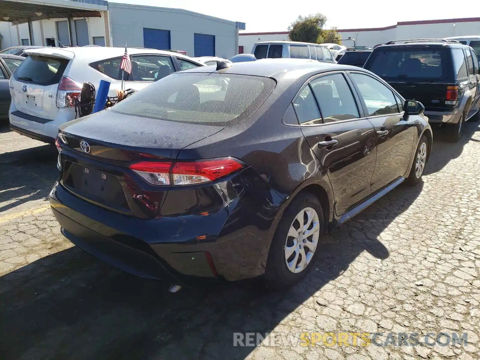 4 Photograph of a damaged car JTDEPRAE2LJ051188 TOYOTA COROLLA 2020