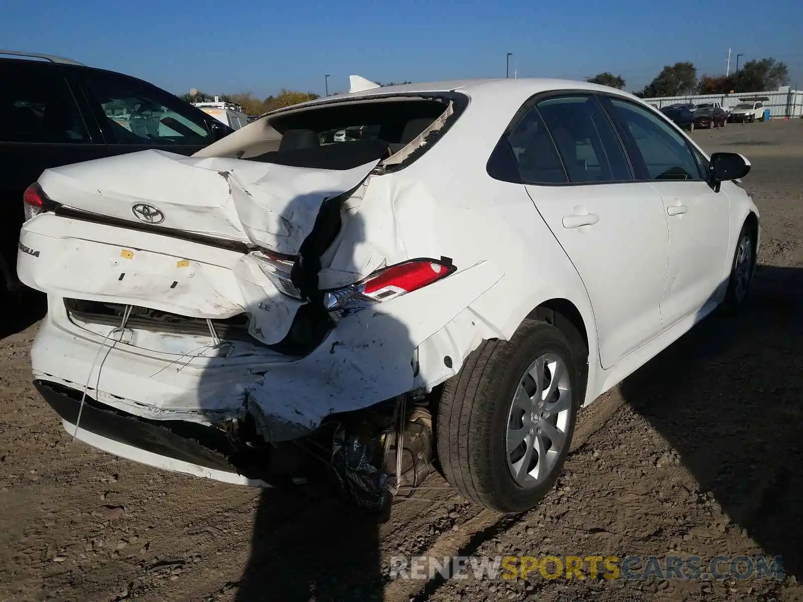 4 Photograph of a damaged car JTDEPRAE2LJ051322 TOYOTA COROLLA 2020