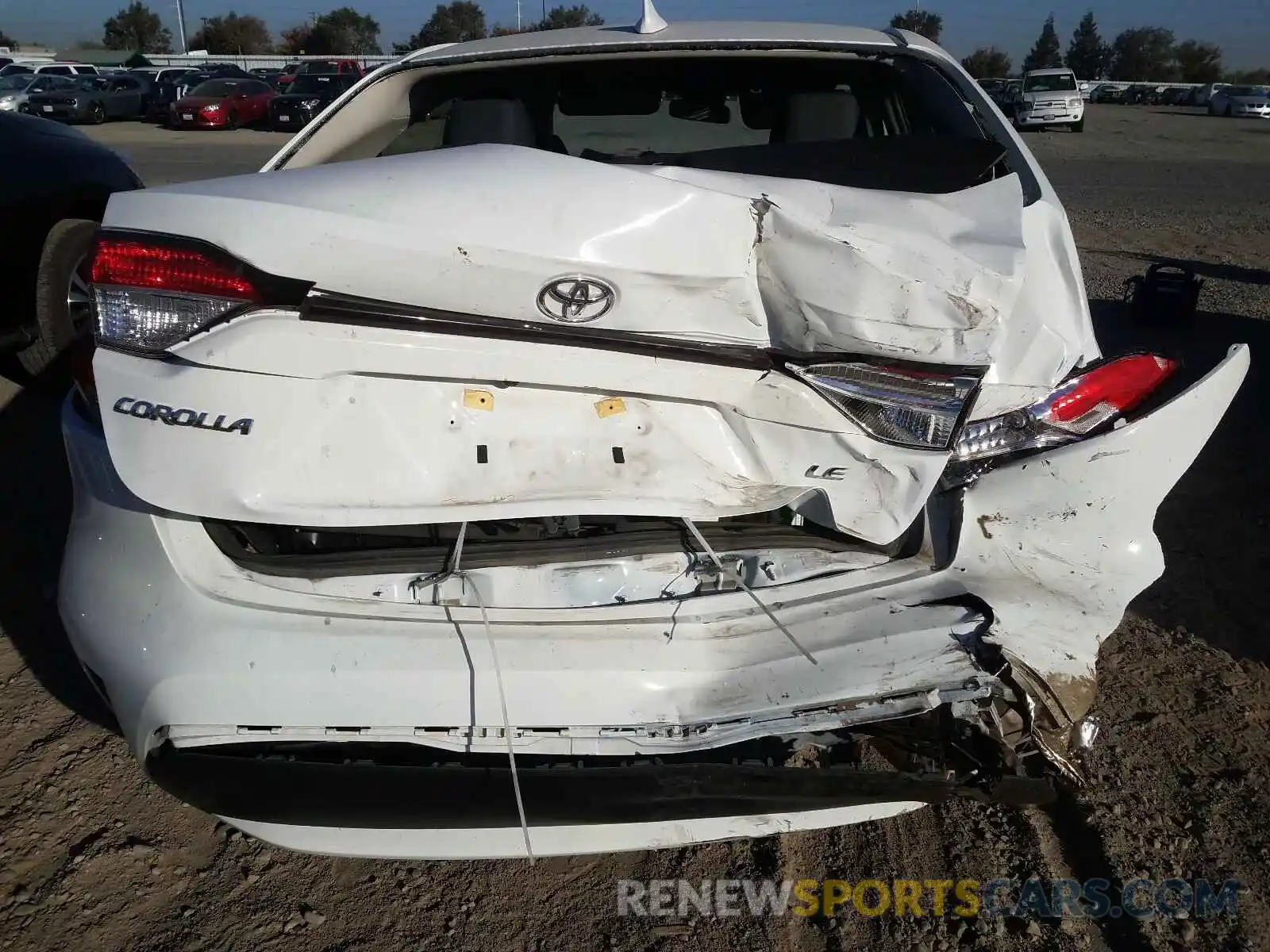 9 Photograph of a damaged car JTDEPRAE2LJ051322 TOYOTA COROLLA 2020