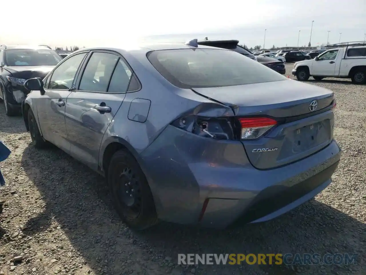 3 Photograph of a damaged car JTDEPRAE2LJ051627 TOYOTA COROLLA 2020