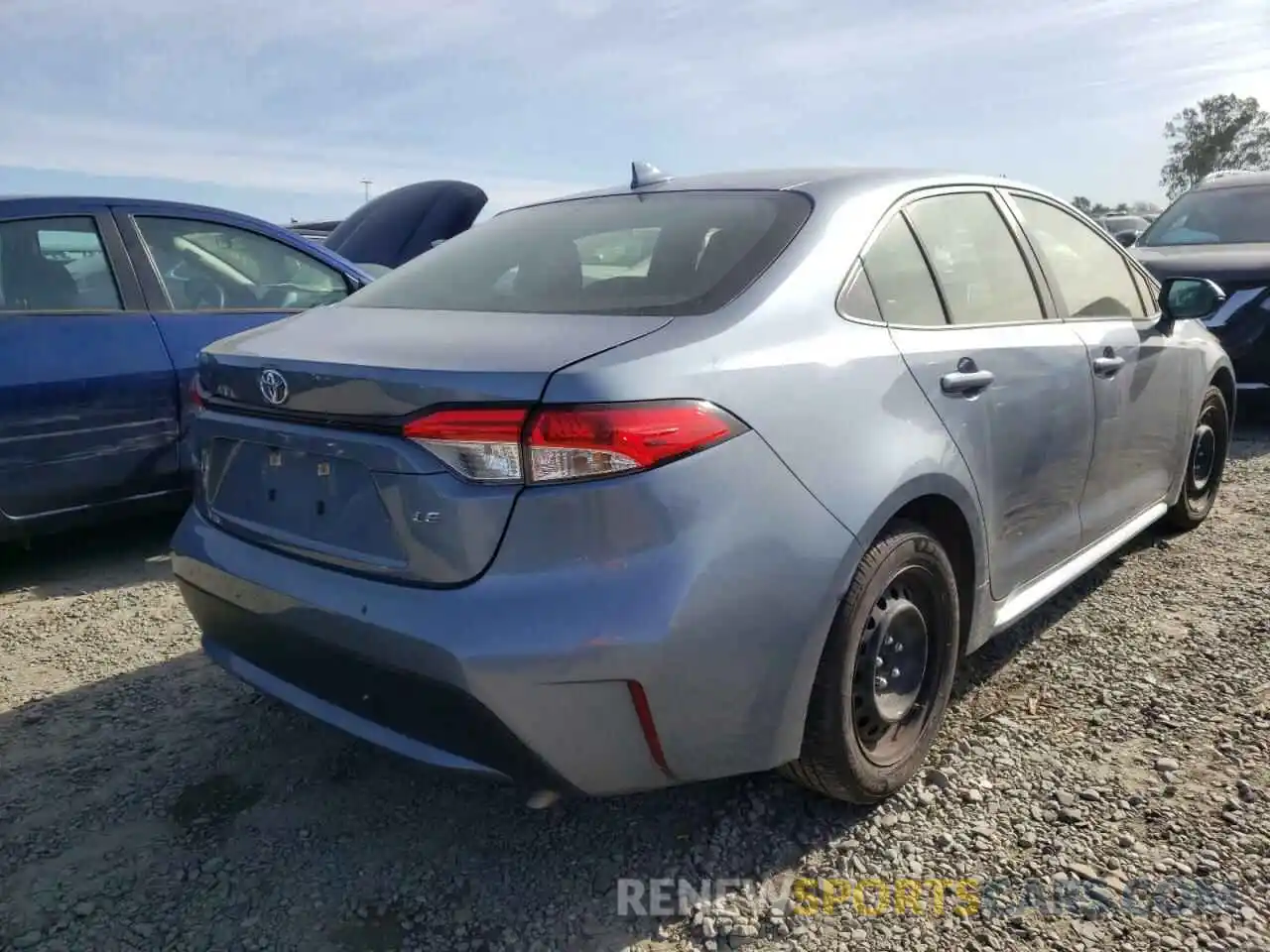 4 Photograph of a damaged car JTDEPRAE2LJ051627 TOYOTA COROLLA 2020