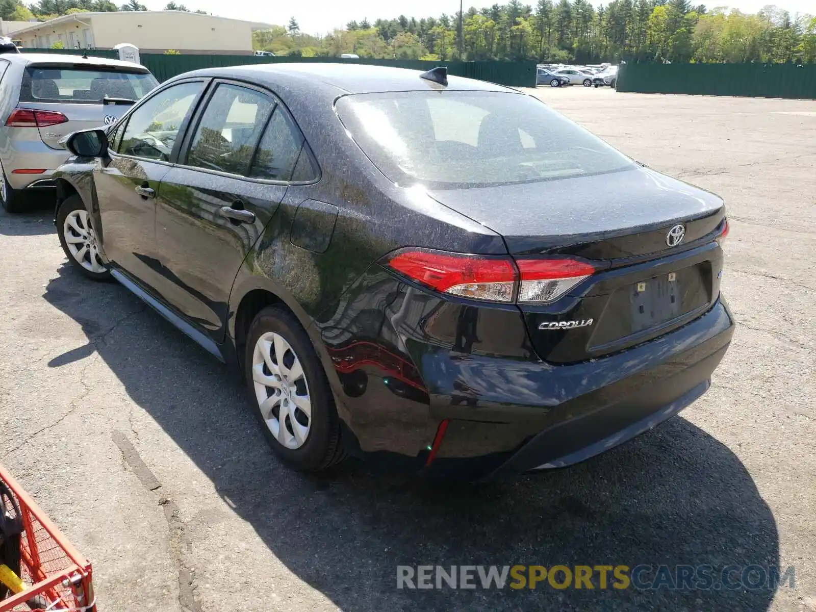 3 Photograph of a damaged car JTDEPRAE2LJ051871 TOYOTA COROLLA 2020