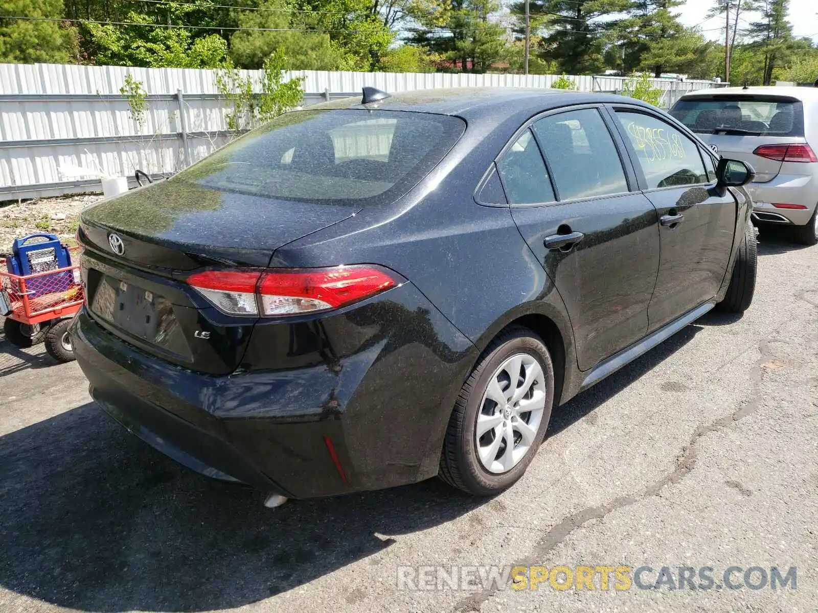 4 Photograph of a damaged car JTDEPRAE2LJ051871 TOYOTA COROLLA 2020