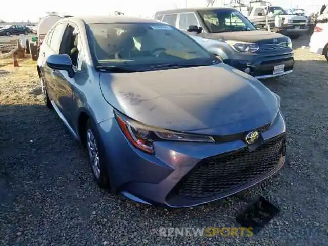 1 Photograph of a damaged car JTDEPRAE2LJ052275 TOYOTA COROLLA 2020