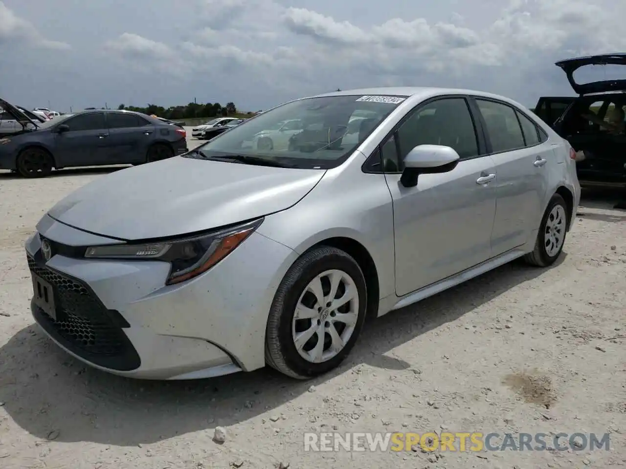 2 Photograph of a damaged car JTDEPRAE2LJ052521 TOYOTA COROLLA 2020