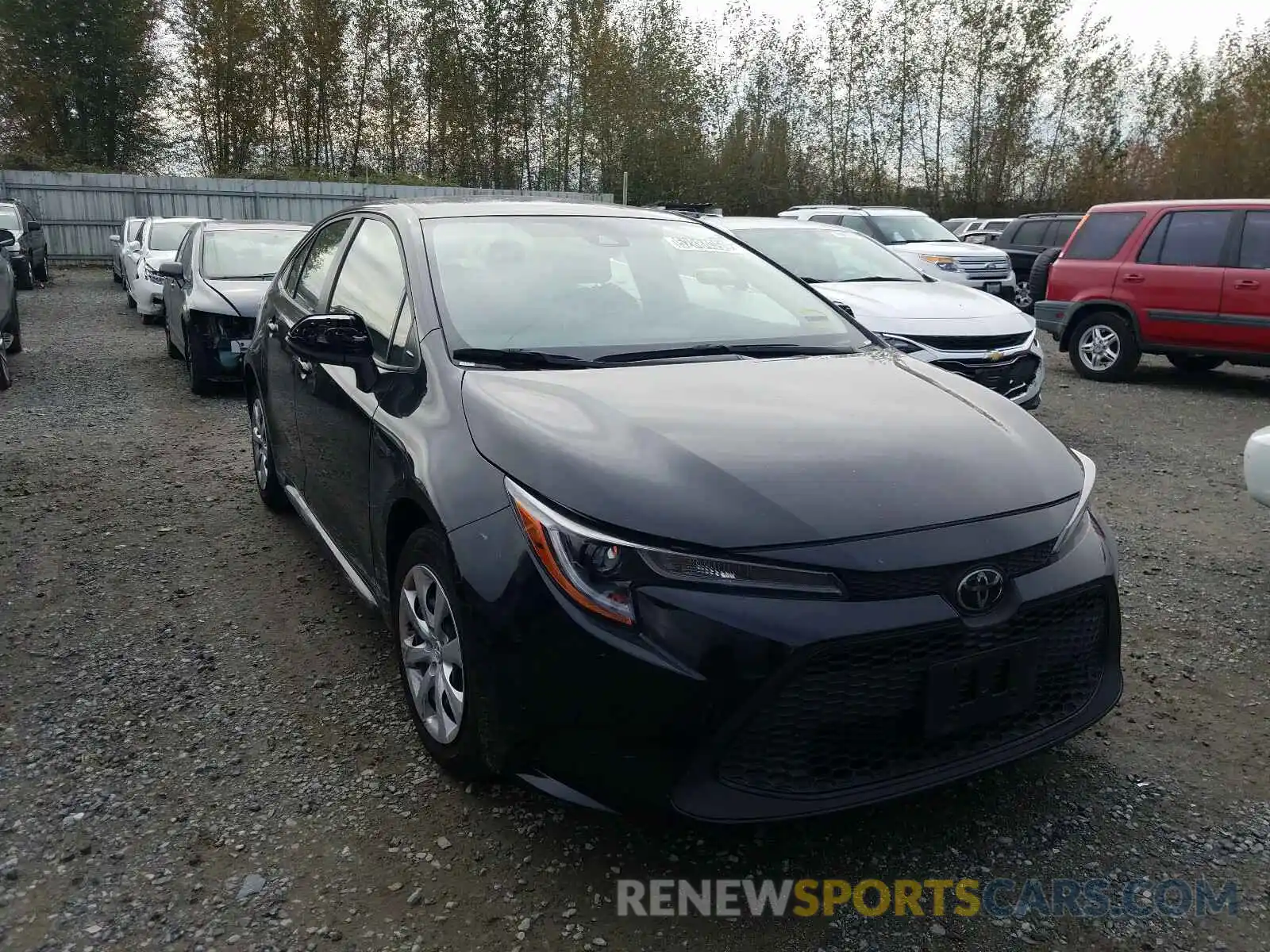 1 Photograph of a damaged car JTDEPRAE2LJ052535 TOYOTA COROLLA 2020