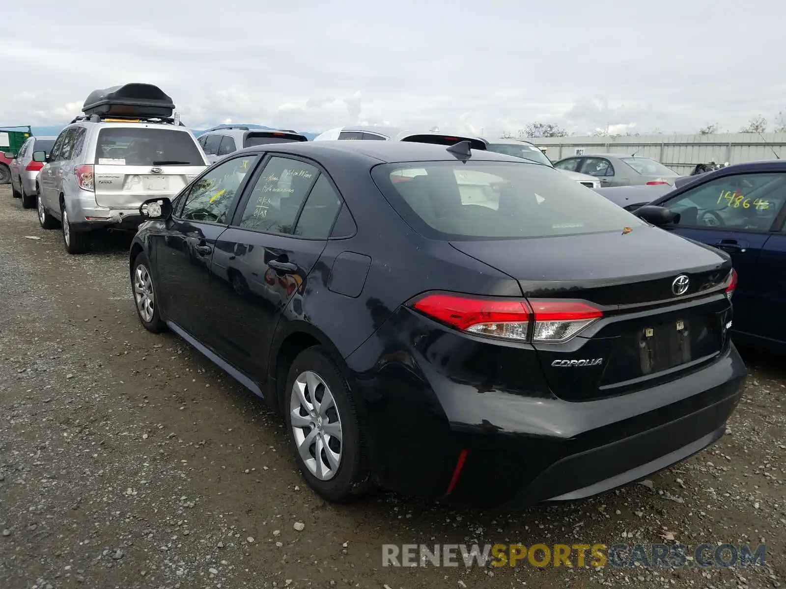 3 Photograph of a damaged car JTDEPRAE2LJ052535 TOYOTA COROLLA 2020