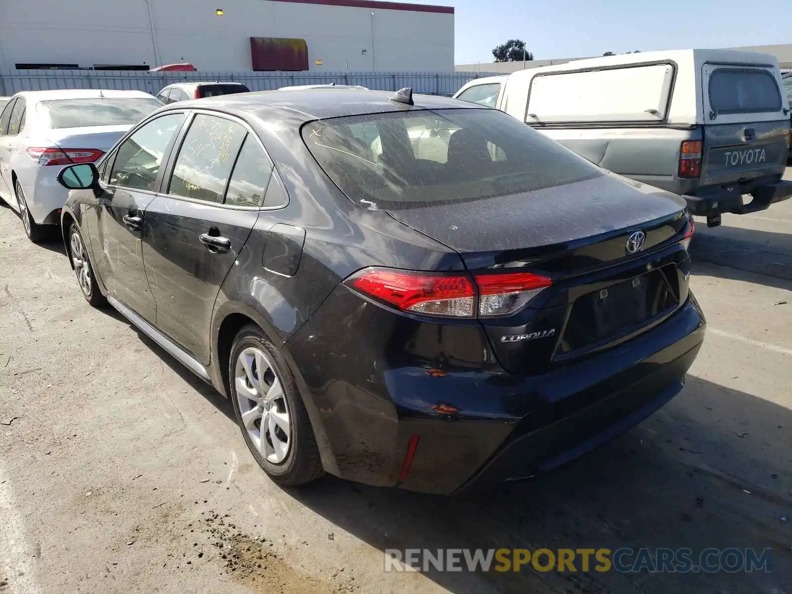 3 Photograph of a damaged car JTDEPRAE2LJ052549 TOYOTA COROLLA 2020