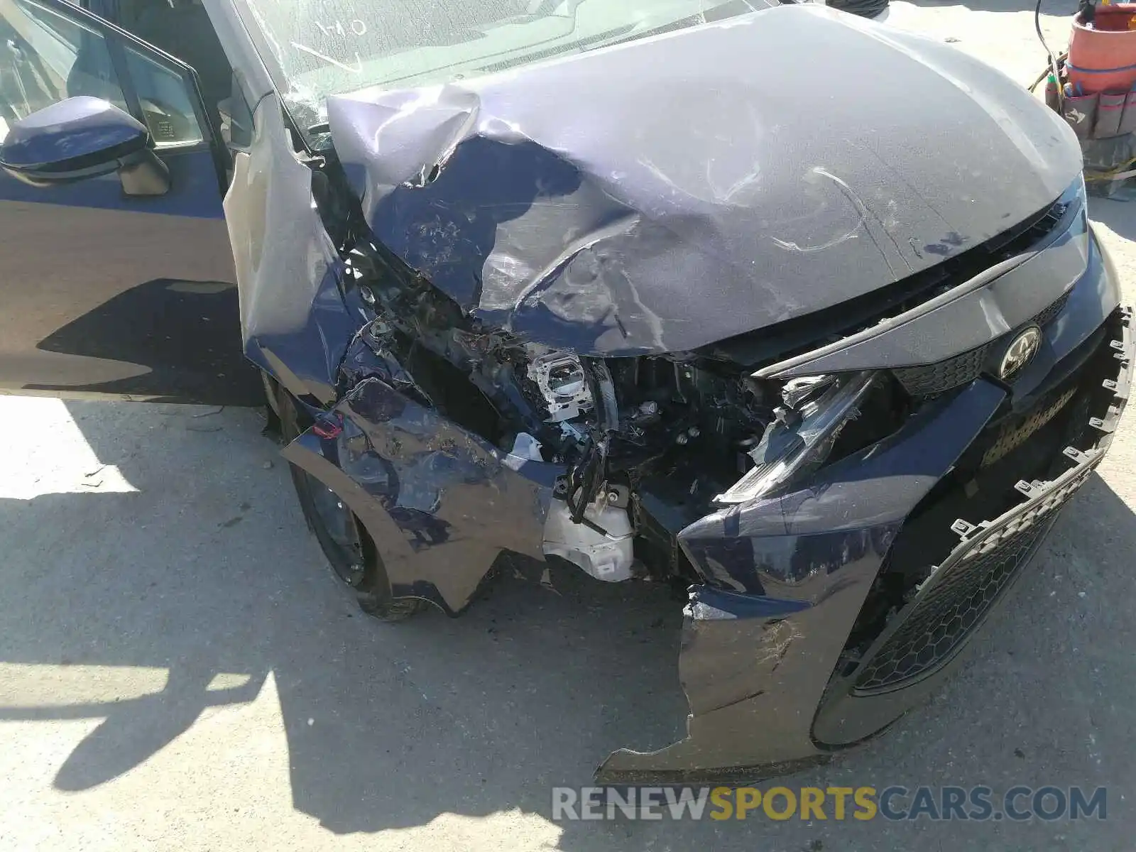 9 Photograph of a damaged car JTDEPRAE2LJ052647 TOYOTA COROLLA 2020