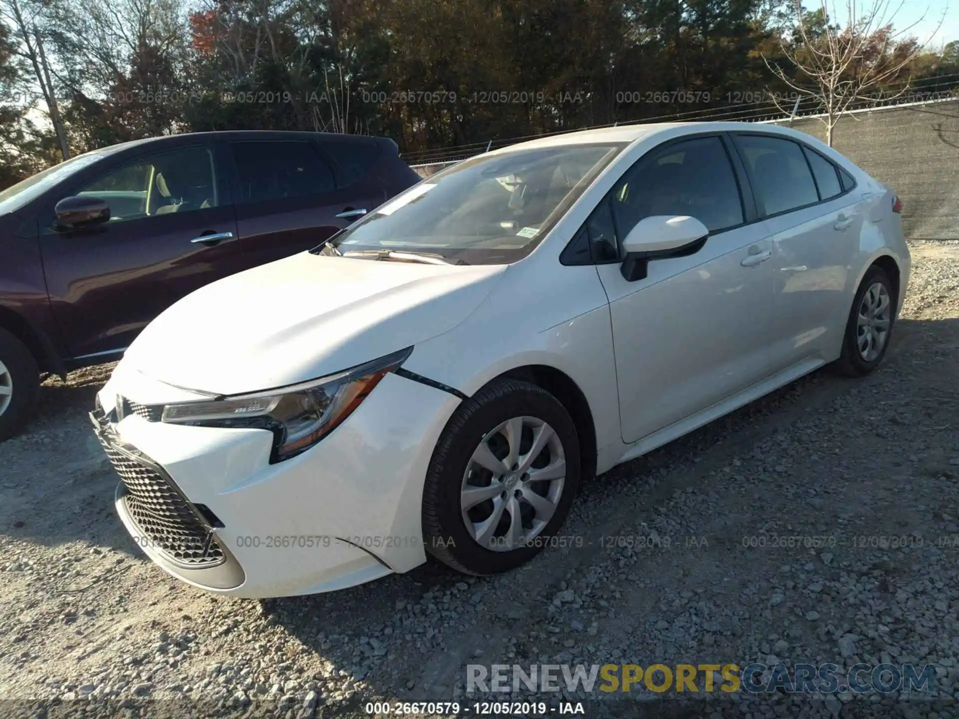 2 Photograph of a damaged car JTDEPRAE2LJ053118 TOYOTA COROLLA 2020