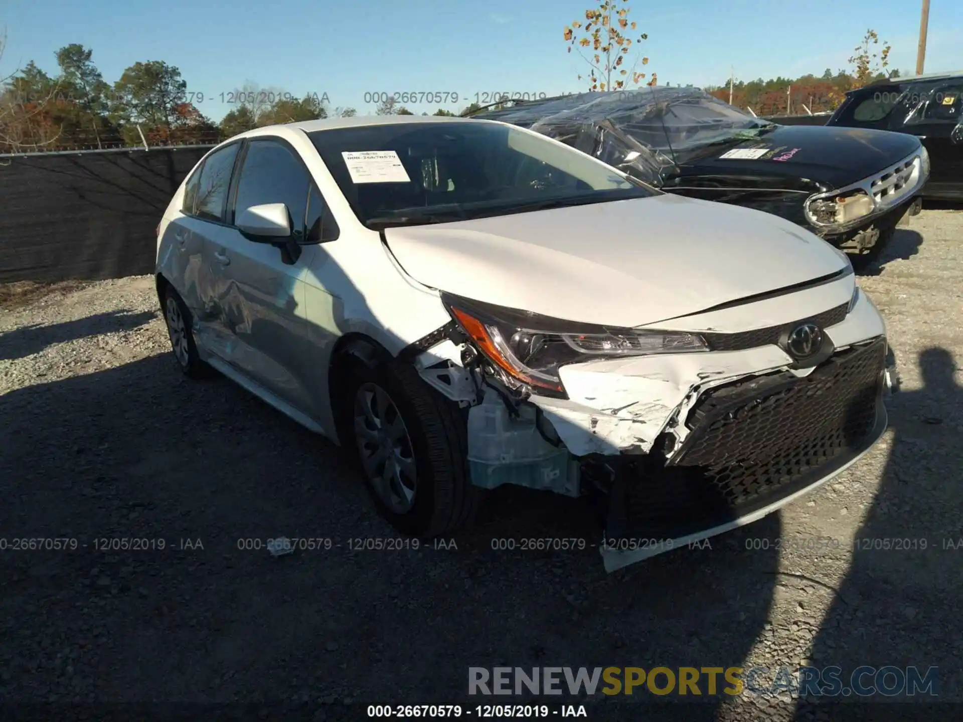 6 Photograph of a damaged car JTDEPRAE2LJ053118 TOYOTA COROLLA 2020