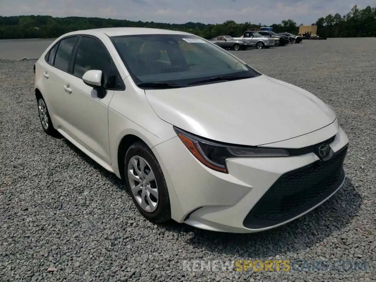 1 Photograph of a damaged car JTDEPRAE2LJ053359 TOYOTA COROLLA 2020