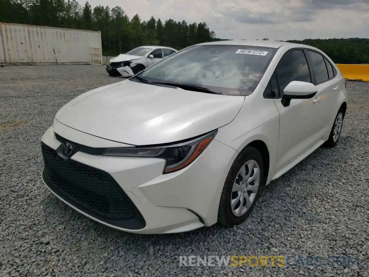 2 Photograph of a damaged car JTDEPRAE2LJ053359 TOYOTA COROLLA 2020