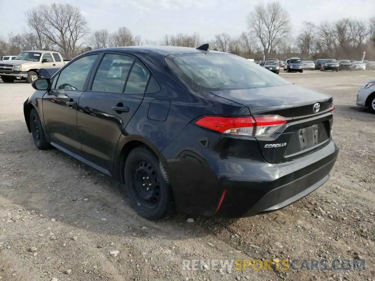 3 Photograph of a damaged car JTDEPRAE2LJ054043 TOYOTA COROLLA 2020