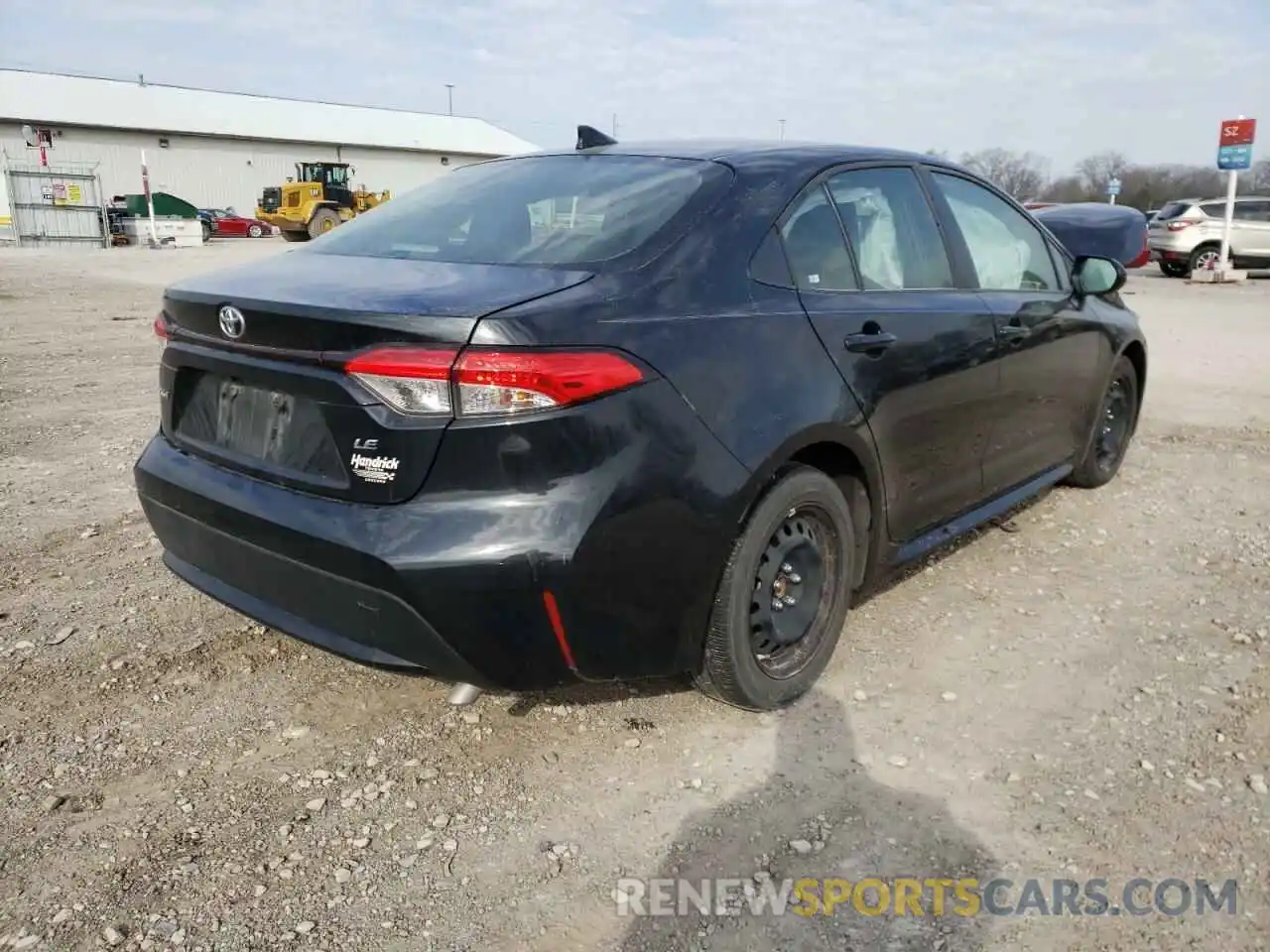 4 Photograph of a damaged car JTDEPRAE2LJ054043 TOYOTA COROLLA 2020