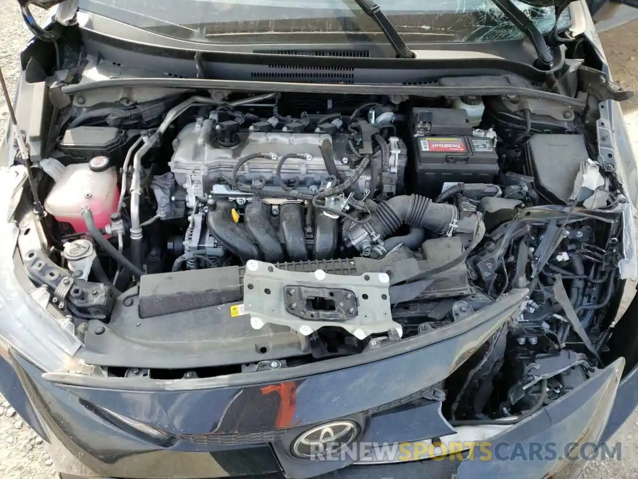 7 Photograph of a damaged car JTDEPRAE2LJ054043 TOYOTA COROLLA 2020