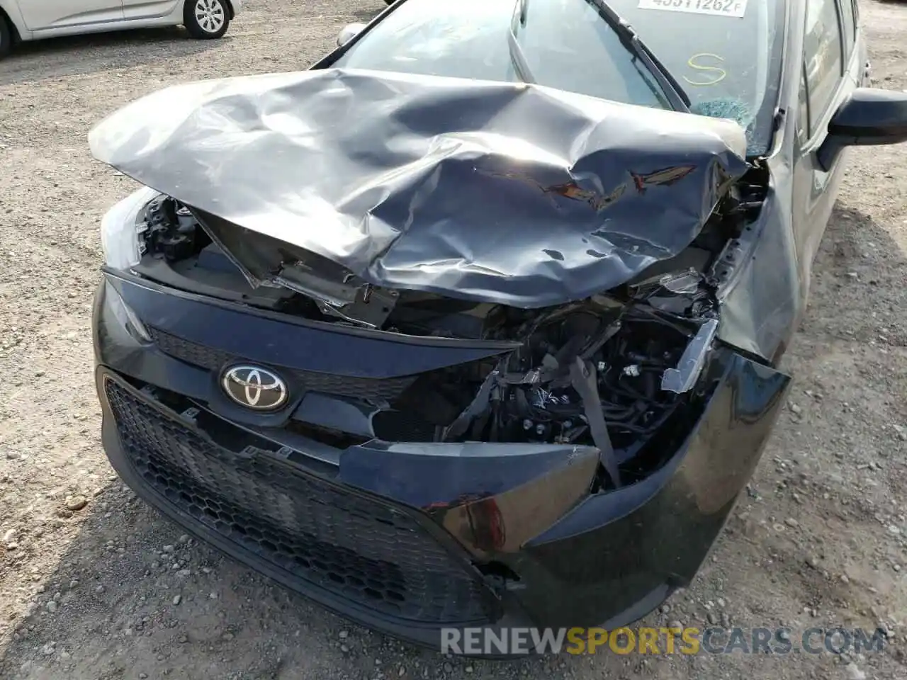 9 Photograph of a damaged car JTDEPRAE2LJ054043 TOYOTA COROLLA 2020