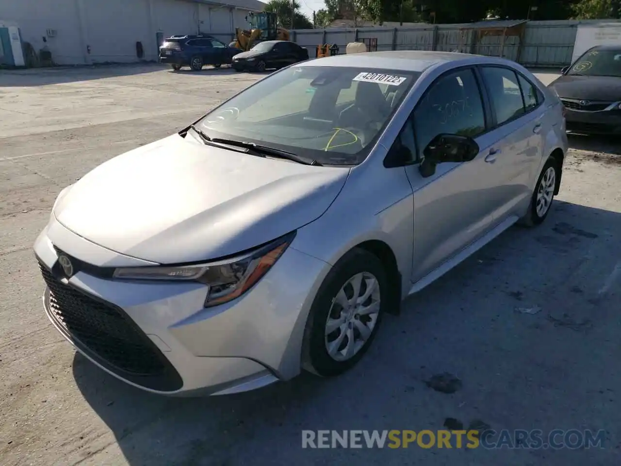 2 Photograph of a damaged car JTDEPRAE2LJ055113 TOYOTA COROLLA 2020