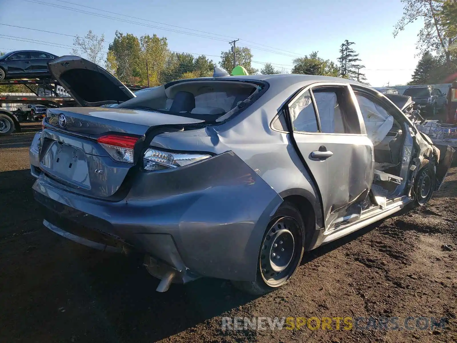 4 Photograph of a damaged car JTDEPRAE2LJ056357 TOYOTA COROLLA 2020