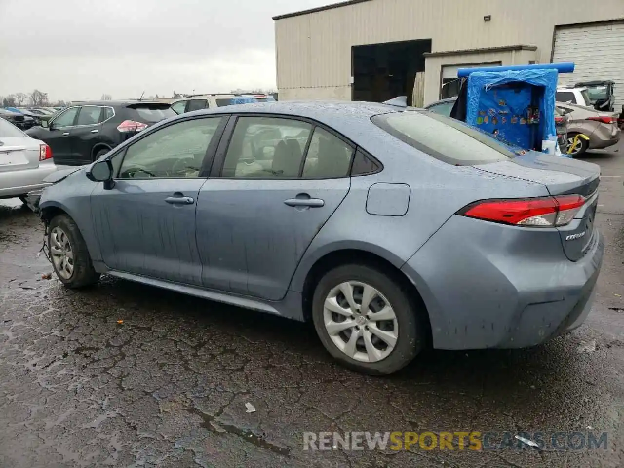 2 Photograph of a damaged car JTDEPRAE2LJ056763 TOYOTA COROLLA 2020