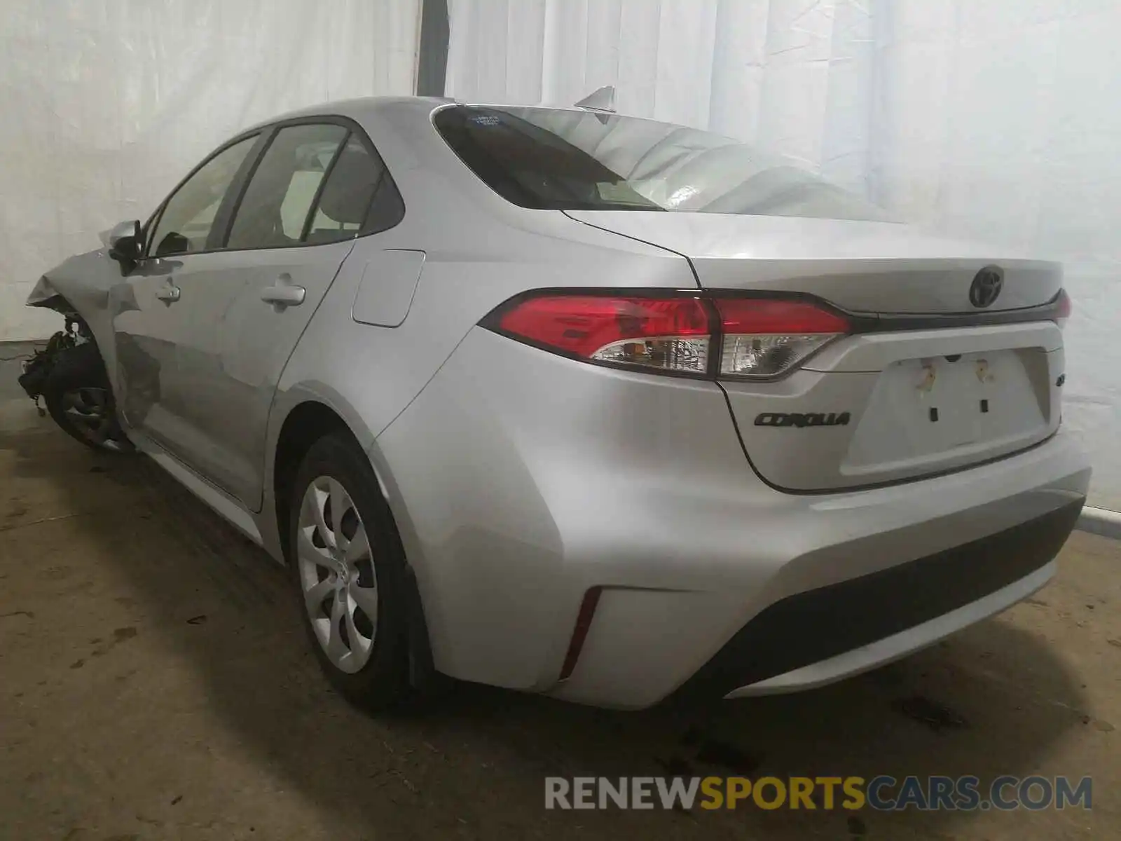 3 Photograph of a damaged car JTDEPRAE2LJ056858 TOYOTA COROLLA 2020