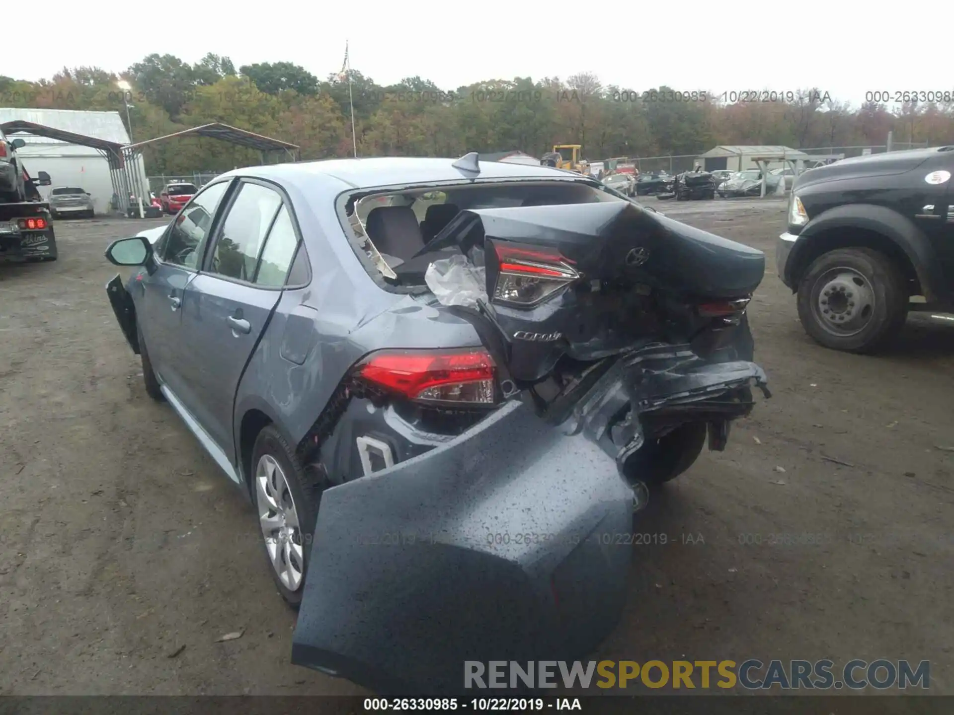 3 Photograph of a damaged car JTDEPRAE2LJ057041 TOYOTA COROLLA 2020