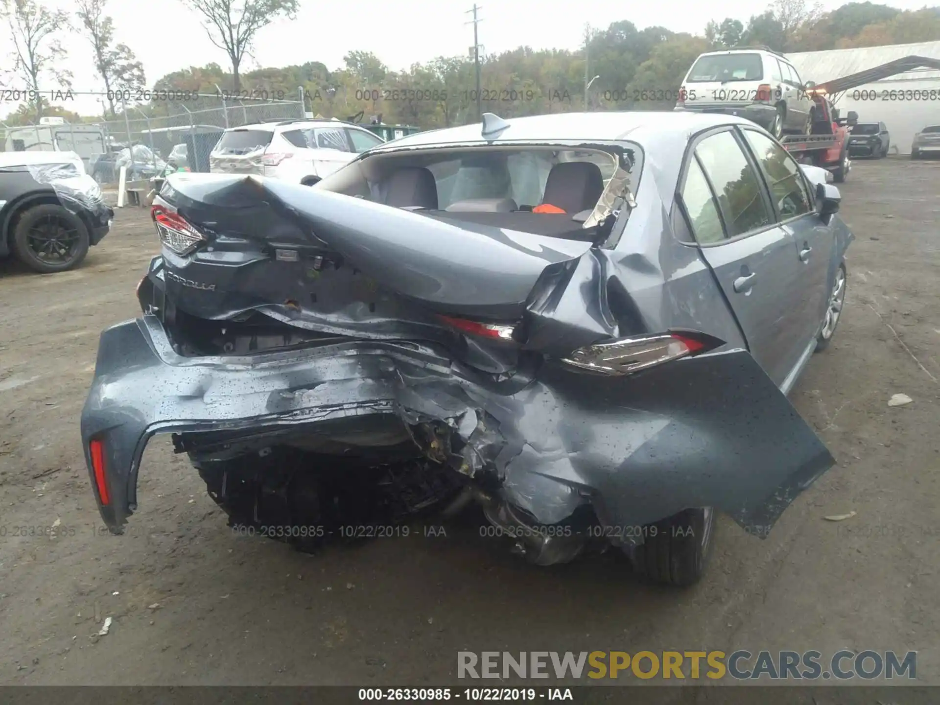 4 Photograph of a damaged car JTDEPRAE2LJ057041 TOYOTA COROLLA 2020