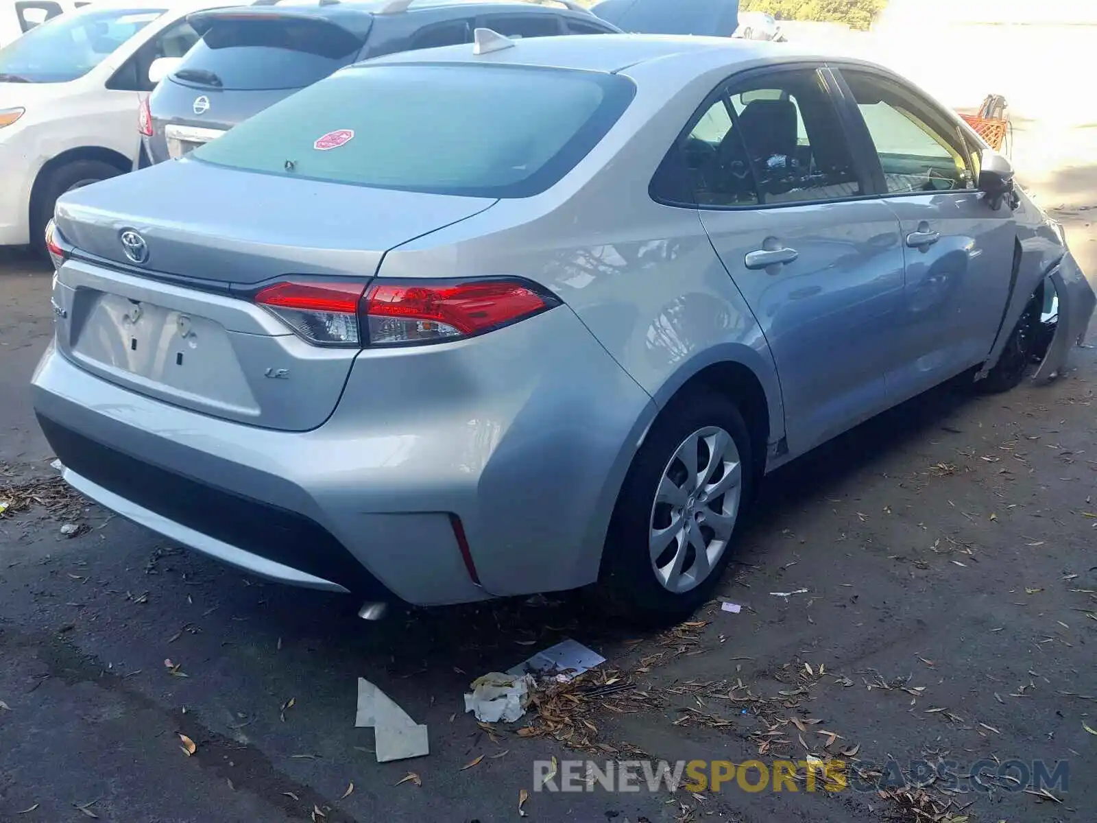 4 Photograph of a damaged car JTDEPRAE2LJ057914 TOYOTA COROLLA 2020