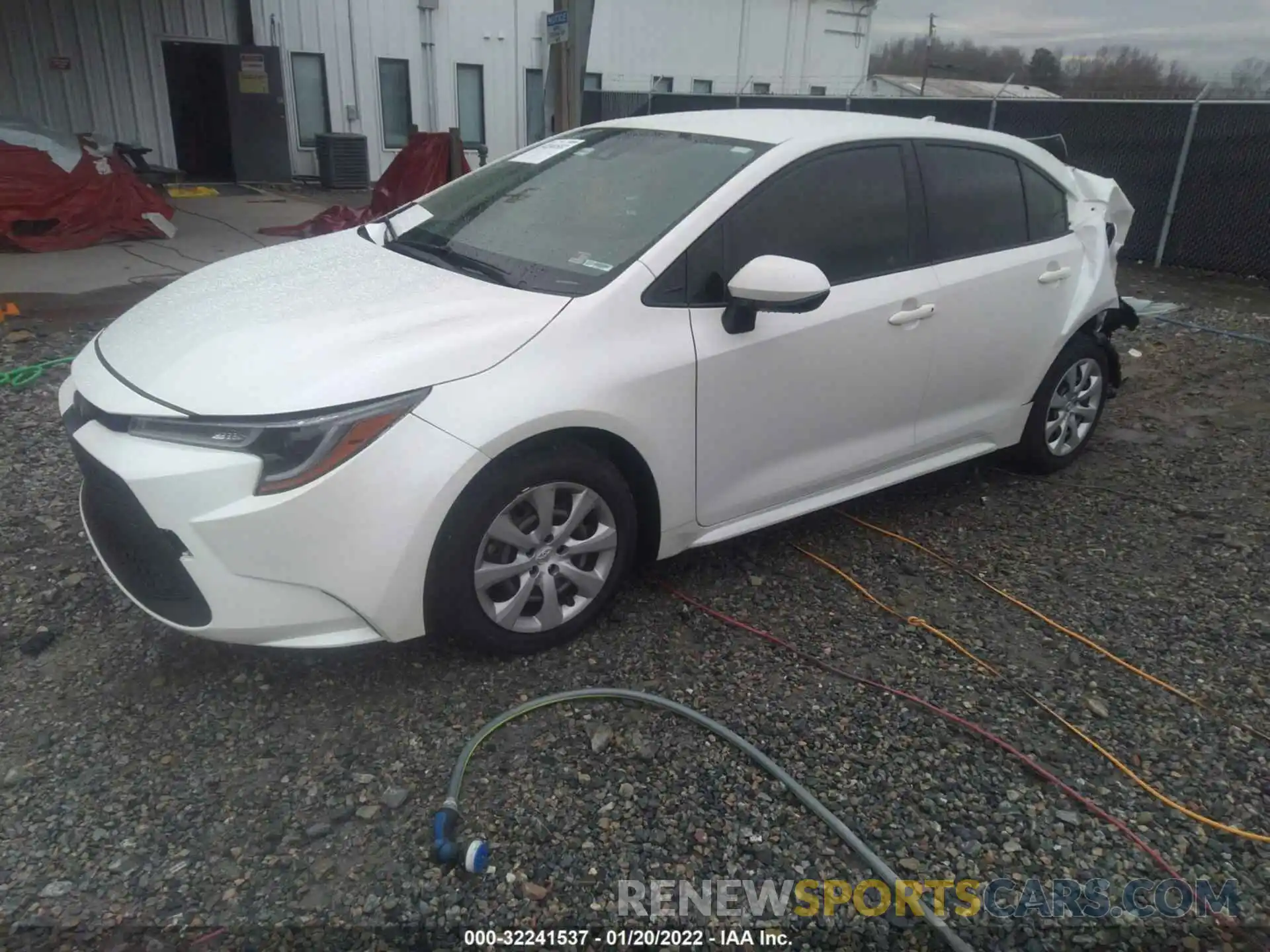 2 Photograph of a damaged car JTDEPRAE2LJ058173 TOYOTA COROLLA 2020