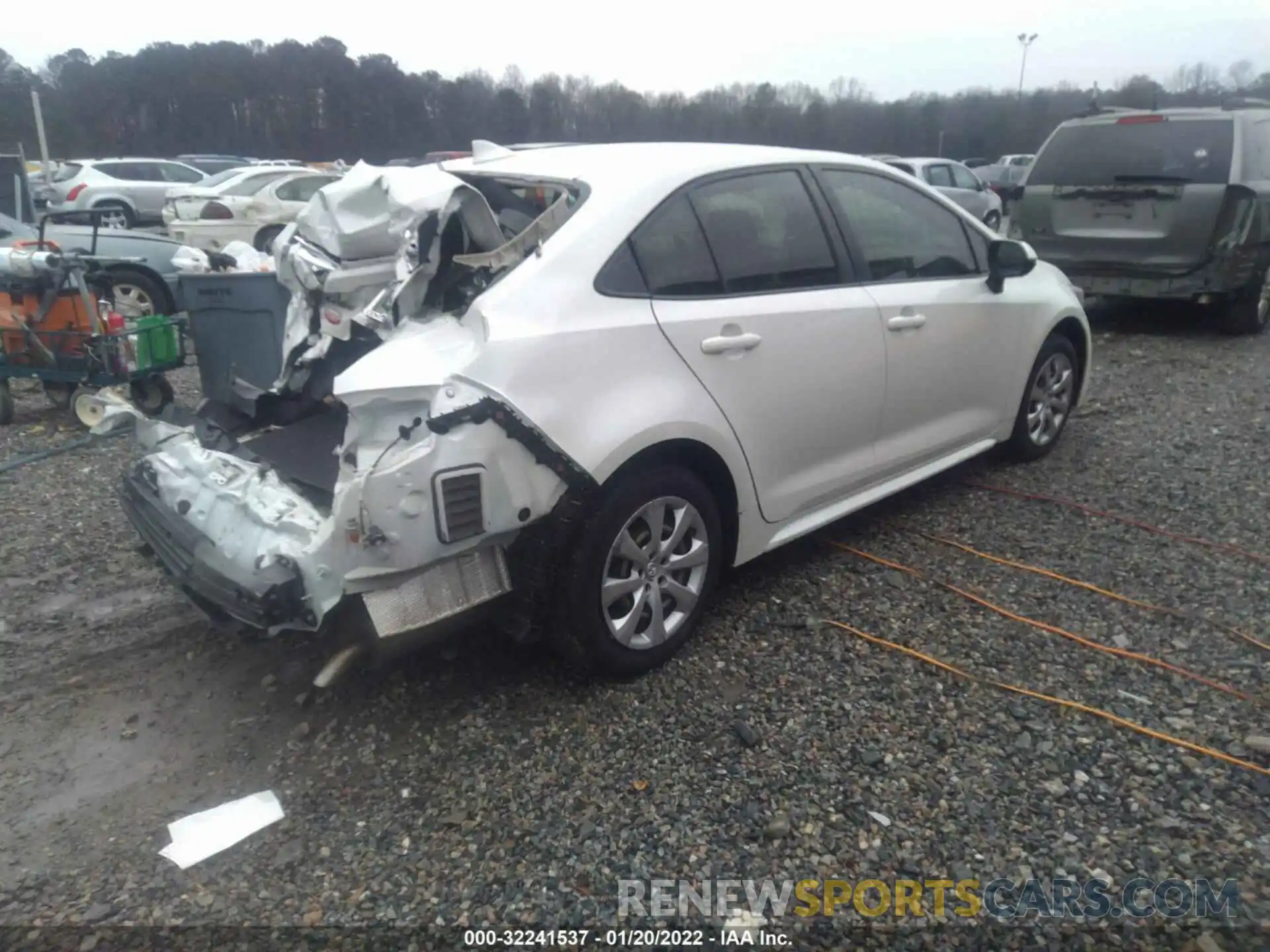 4 Photograph of a damaged car JTDEPRAE2LJ058173 TOYOTA COROLLA 2020