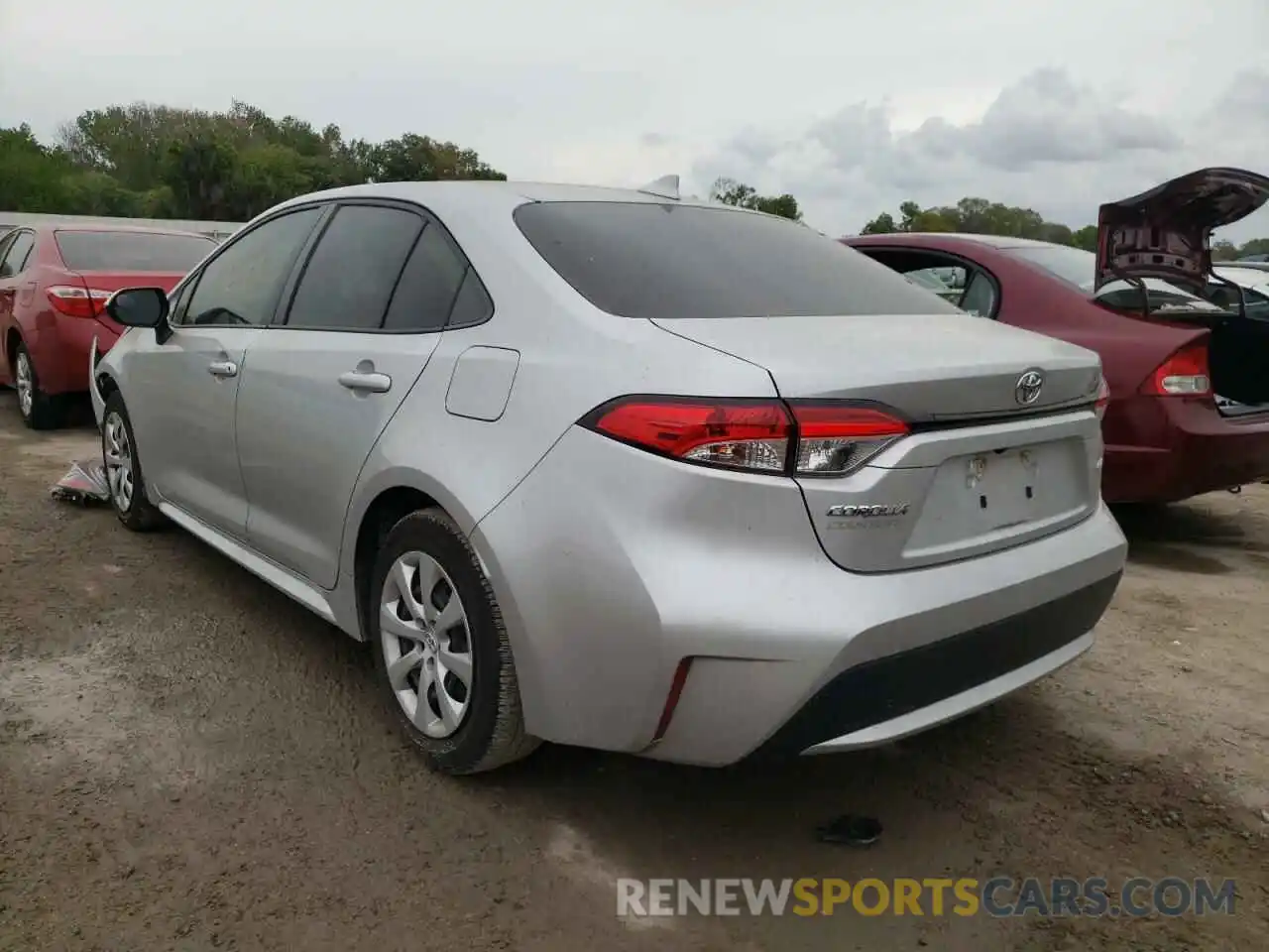 3 Photograph of a damaged car JTDEPRAE2LJ058206 TOYOTA COROLLA 2020