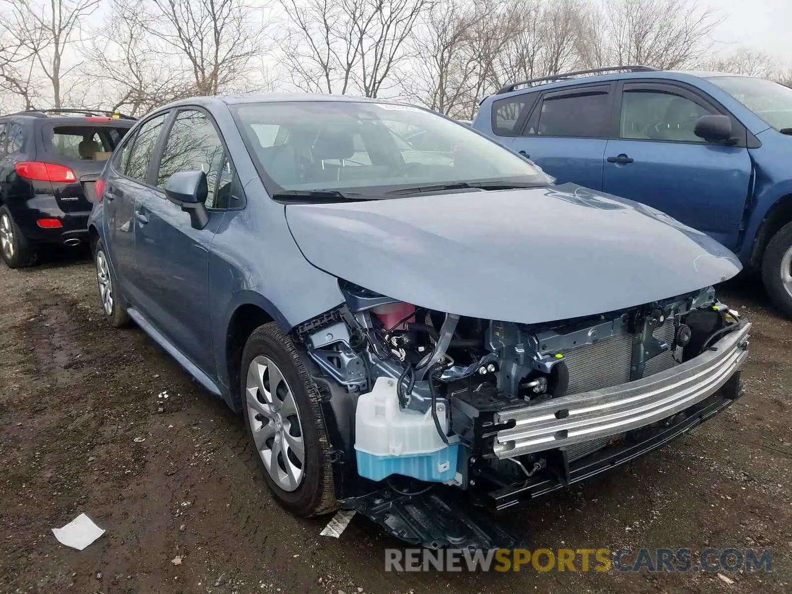 1 Photograph of a damaged car JTDEPRAE2LJ058478 TOYOTA COROLLA 2020