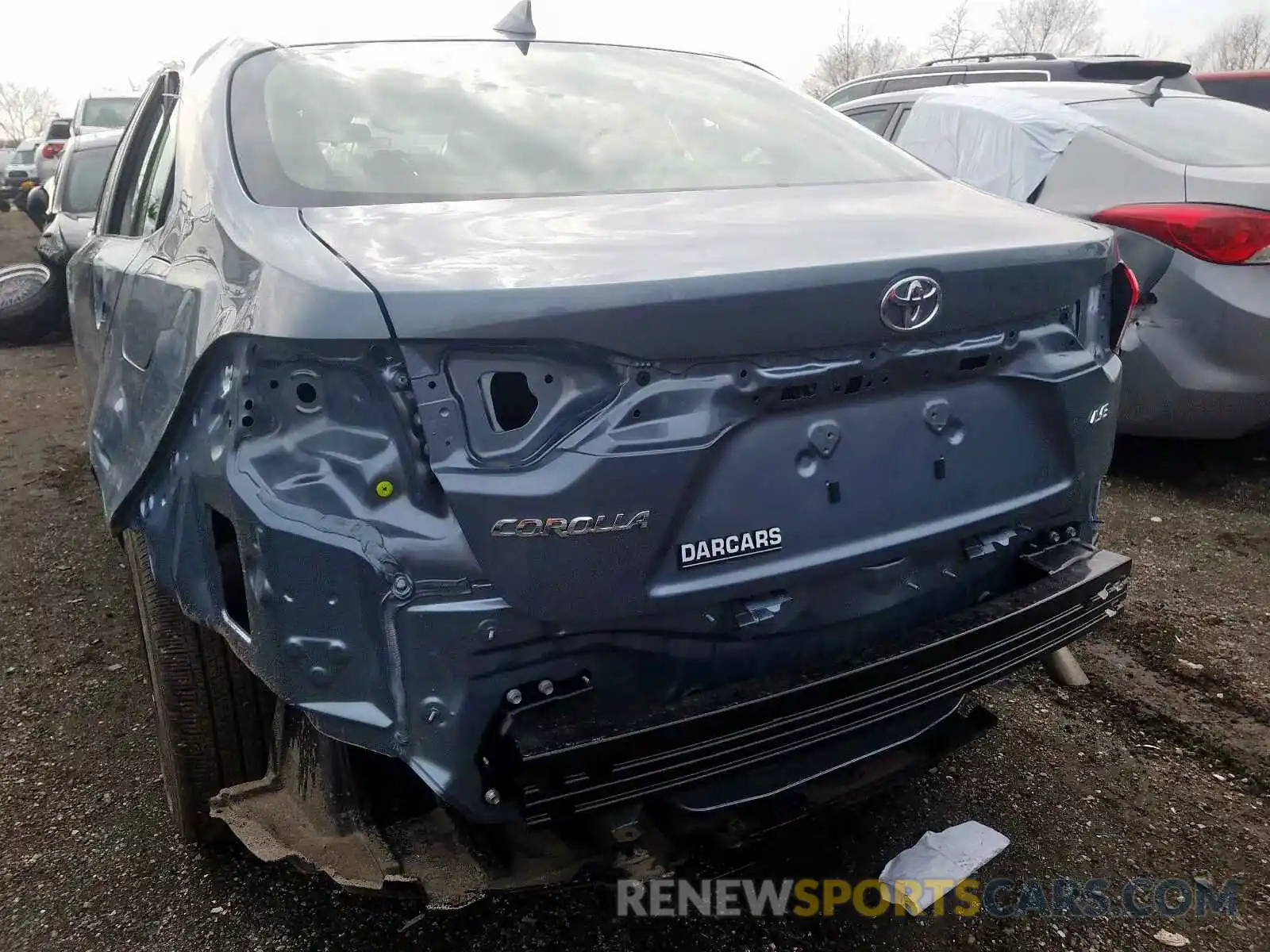 10 Photograph of a damaged car JTDEPRAE2LJ058478 TOYOTA COROLLA 2020