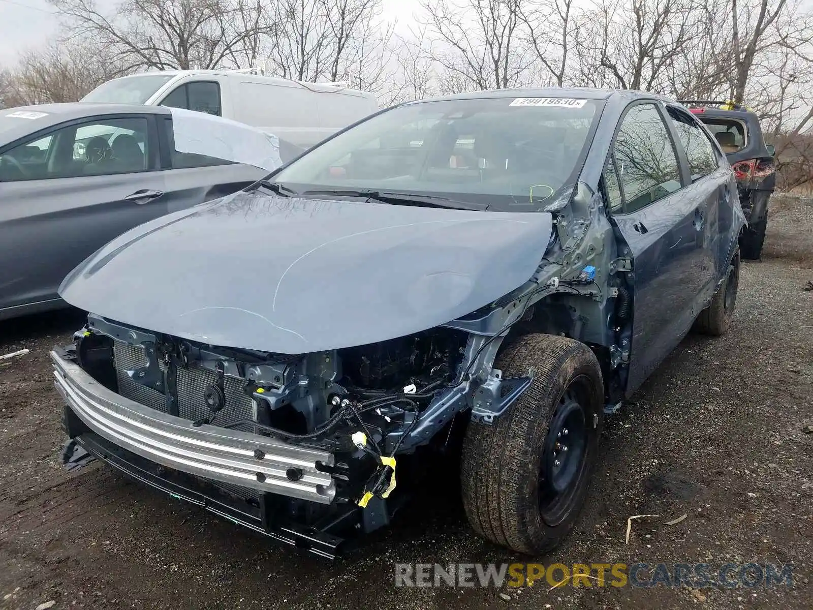 2 Photograph of a damaged car JTDEPRAE2LJ058478 TOYOTA COROLLA 2020