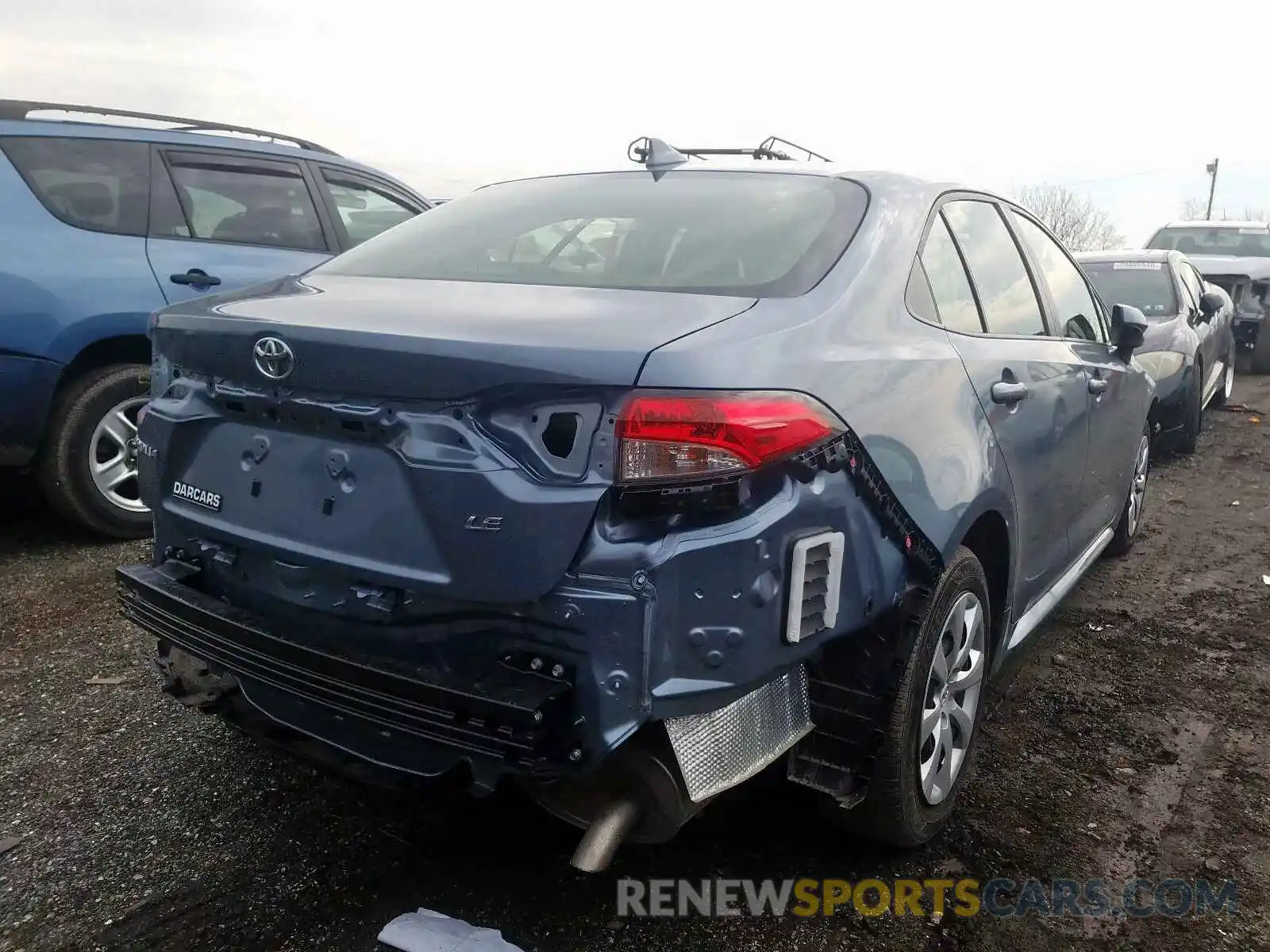 4 Photograph of a damaged car JTDEPRAE2LJ058478 TOYOTA COROLLA 2020