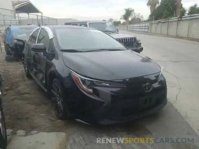 1 Photograph of a damaged car JTDEPRAE2LJ058531 TOYOTA COROLLA 2020