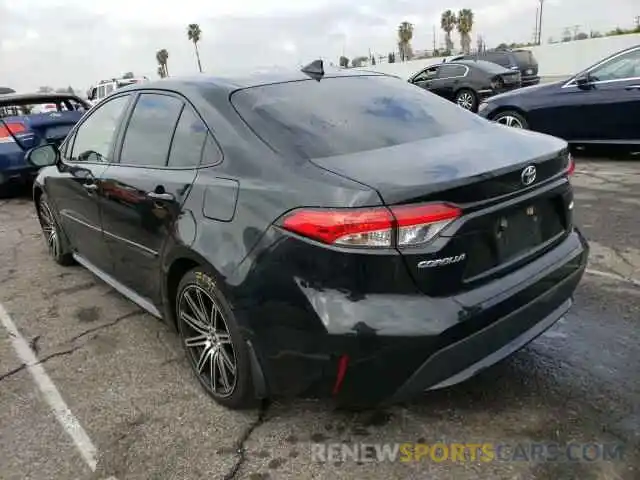 3 Photograph of a damaged car JTDEPRAE2LJ058531 TOYOTA COROLLA 2020