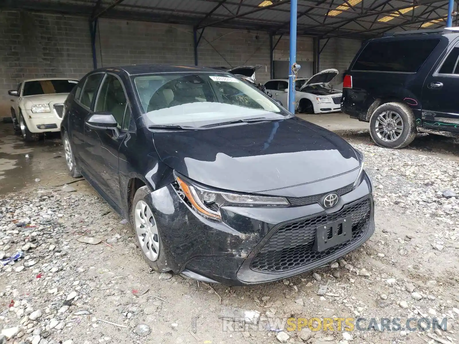 1 Photograph of a damaged car JTDEPRAE2LJ058884 TOYOTA COROLLA 2020