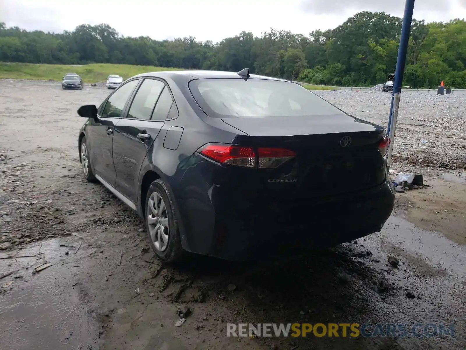 3 Photograph of a damaged car JTDEPRAE2LJ058884 TOYOTA COROLLA 2020