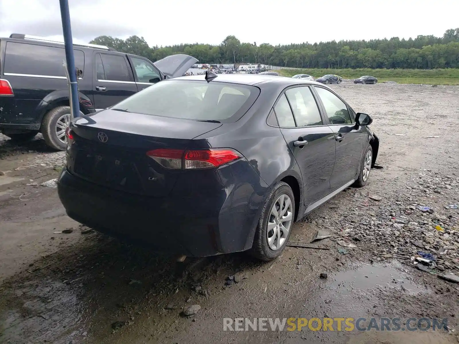 4 Photograph of a damaged car JTDEPRAE2LJ058884 TOYOTA COROLLA 2020