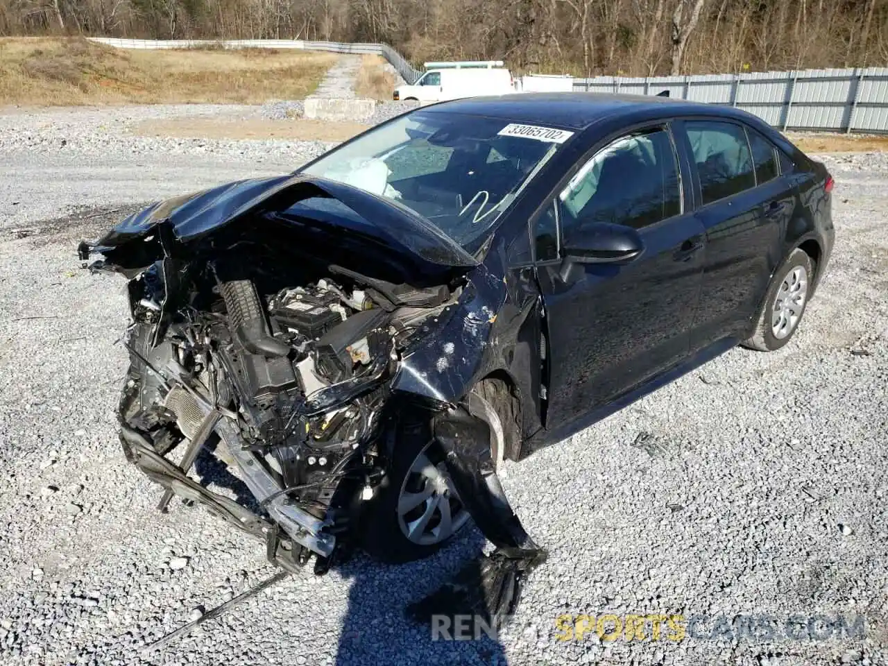 2 Photograph of a damaged car JTDEPRAE2LJ058965 TOYOTA COROLLA 2020