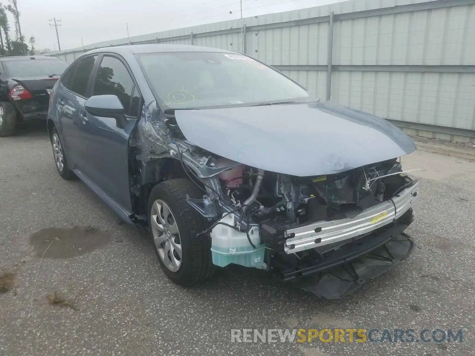 1 Photograph of a damaged car JTDEPRAE2LJ059453 TOYOTA COROLLA 2020