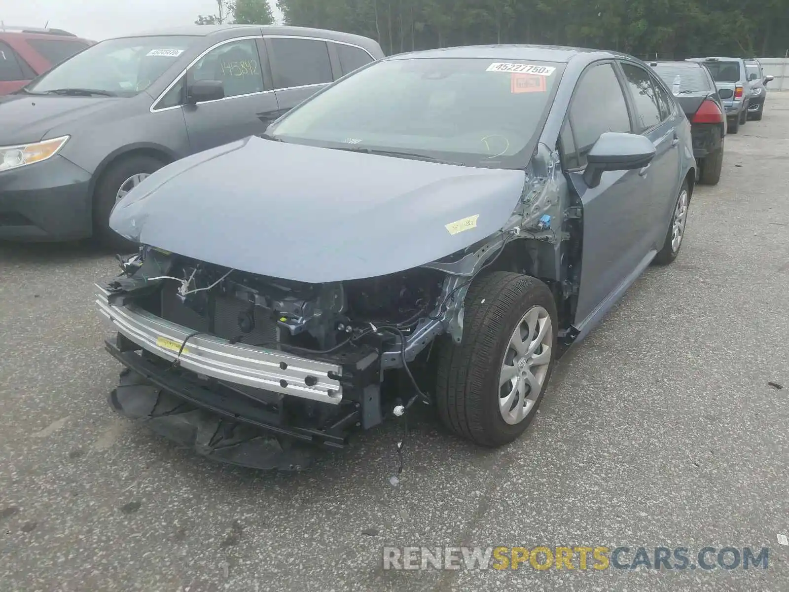 2 Photograph of a damaged car JTDEPRAE2LJ059453 TOYOTA COROLLA 2020