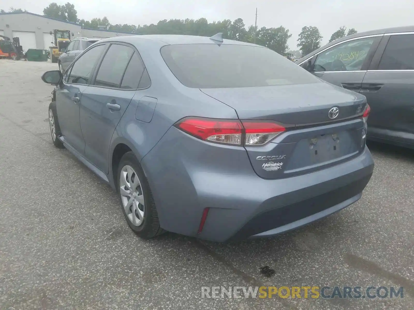 3 Photograph of a damaged car JTDEPRAE2LJ059453 TOYOTA COROLLA 2020