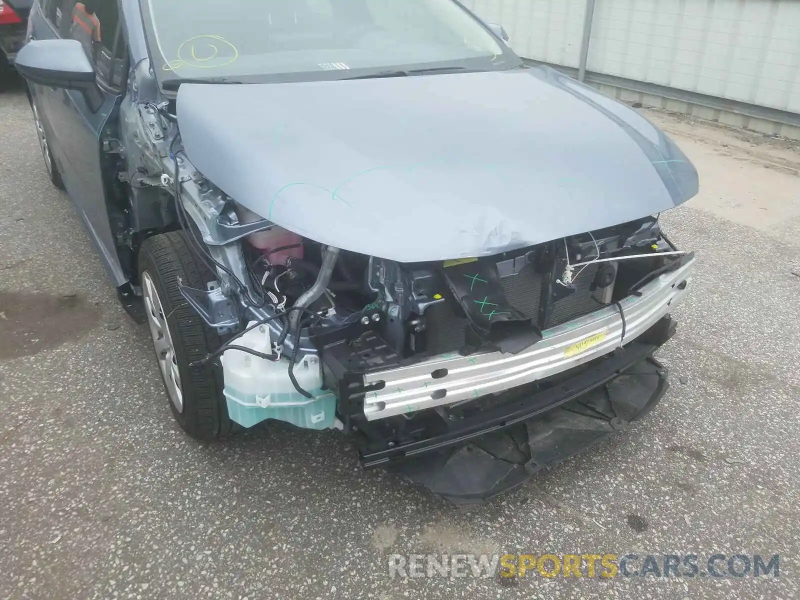 9 Photograph of a damaged car JTDEPRAE2LJ059453 TOYOTA COROLLA 2020