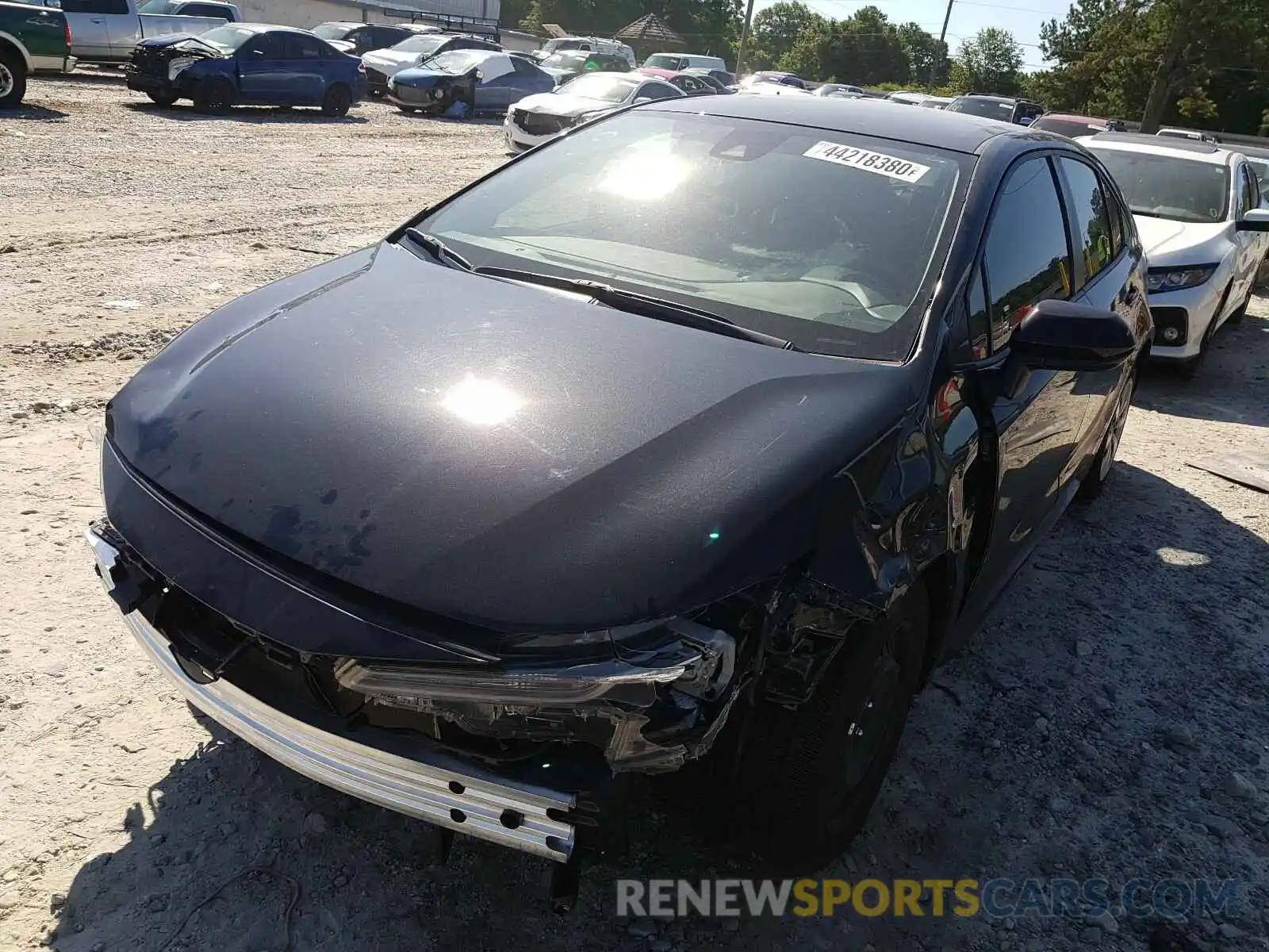 2 Photograph of a damaged car JTDEPRAE2LJ059923 TOYOTA COROLLA 2020