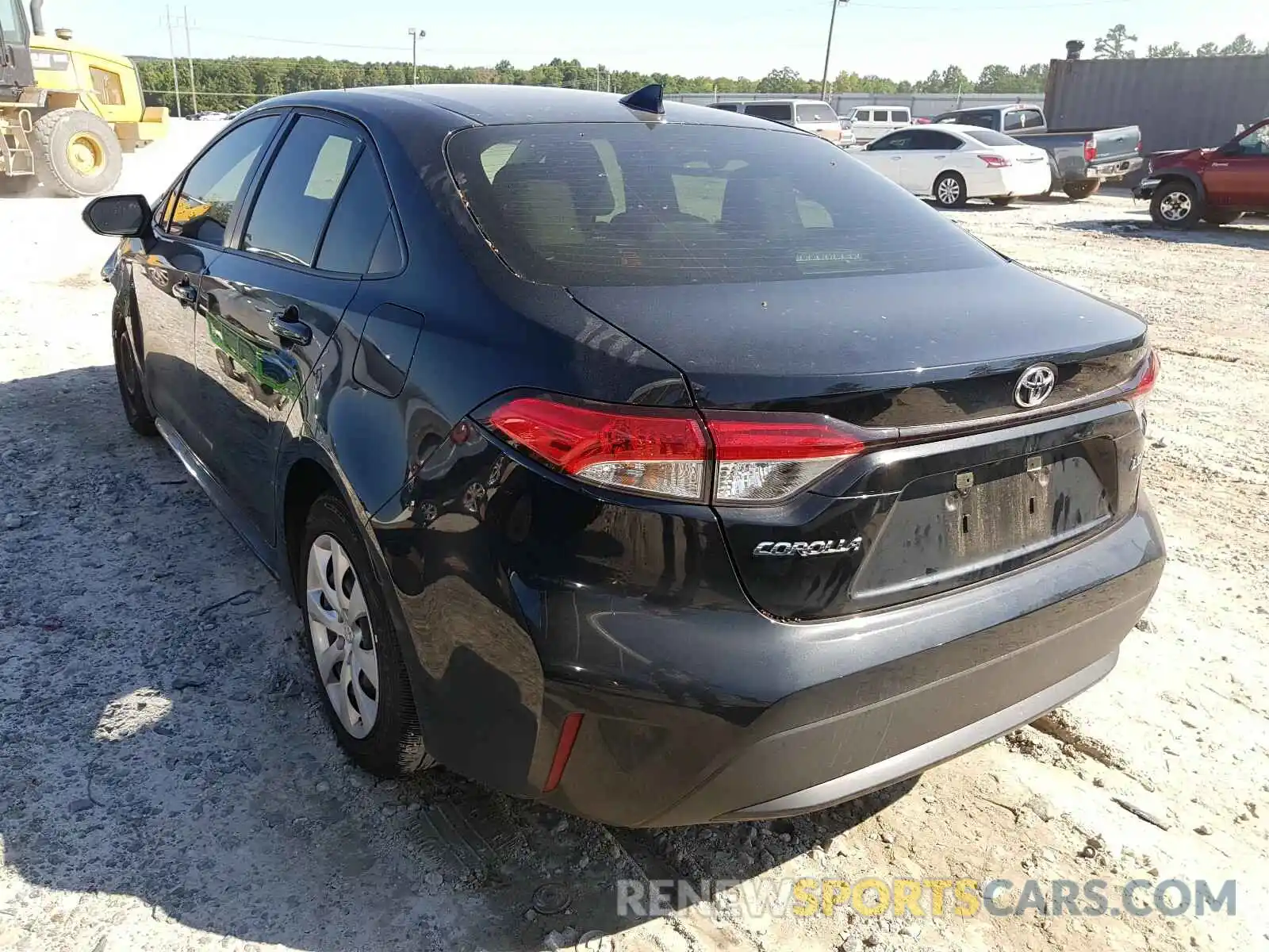 3 Photograph of a damaged car JTDEPRAE2LJ059923 TOYOTA COROLLA 2020