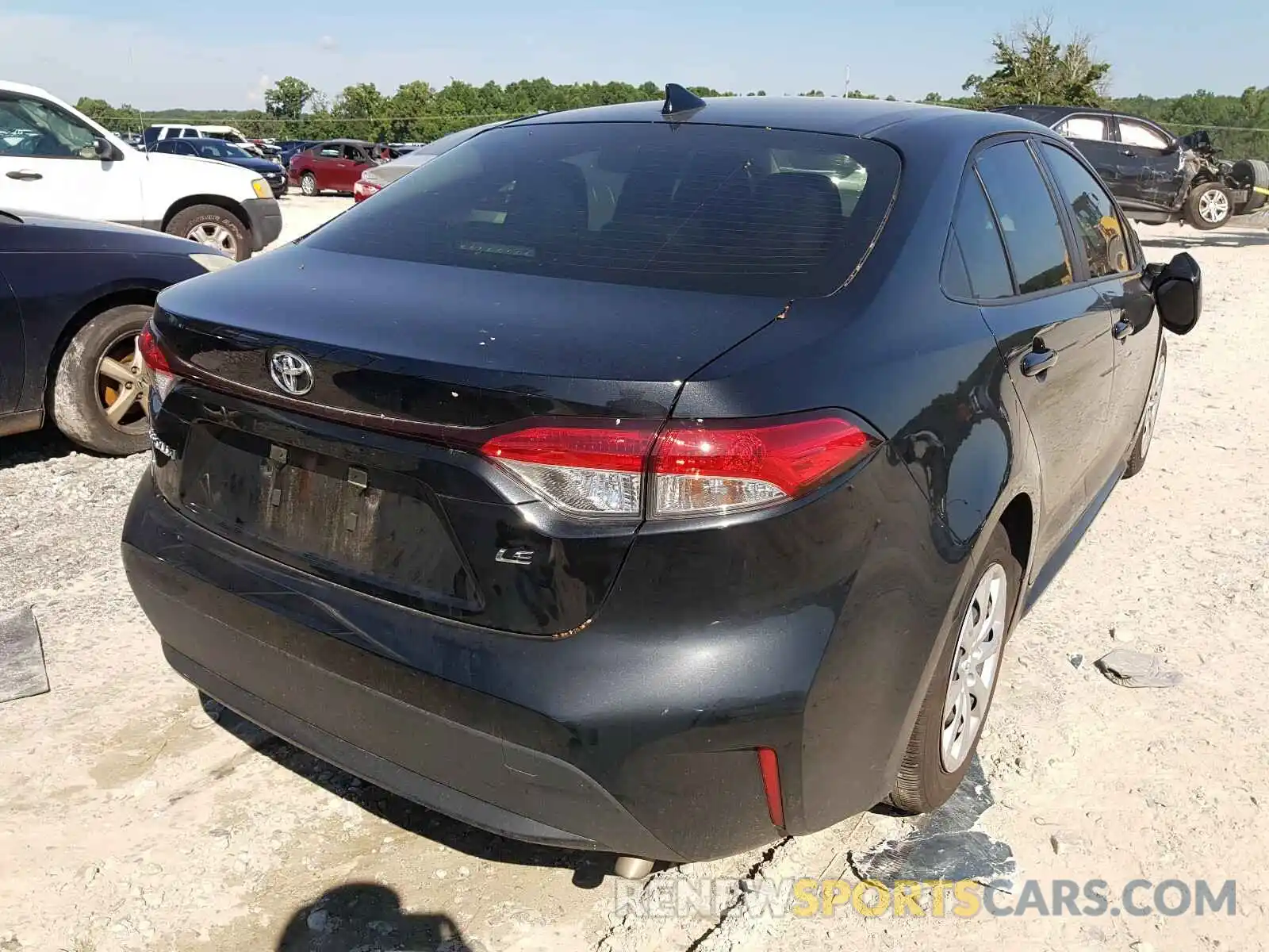 4 Photograph of a damaged car JTDEPRAE2LJ059923 TOYOTA COROLLA 2020