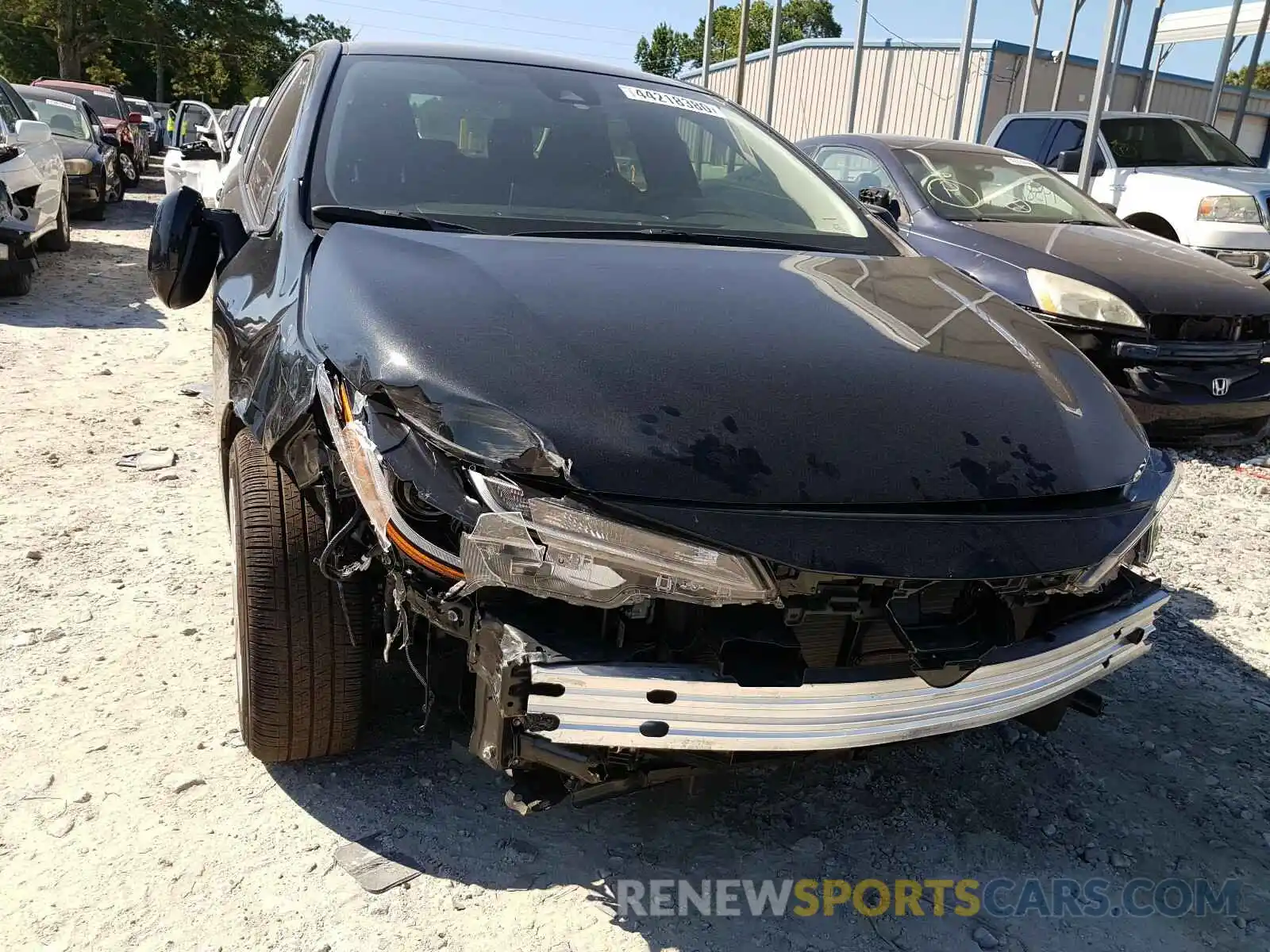 9 Photograph of a damaged car JTDEPRAE2LJ059923 TOYOTA COROLLA 2020