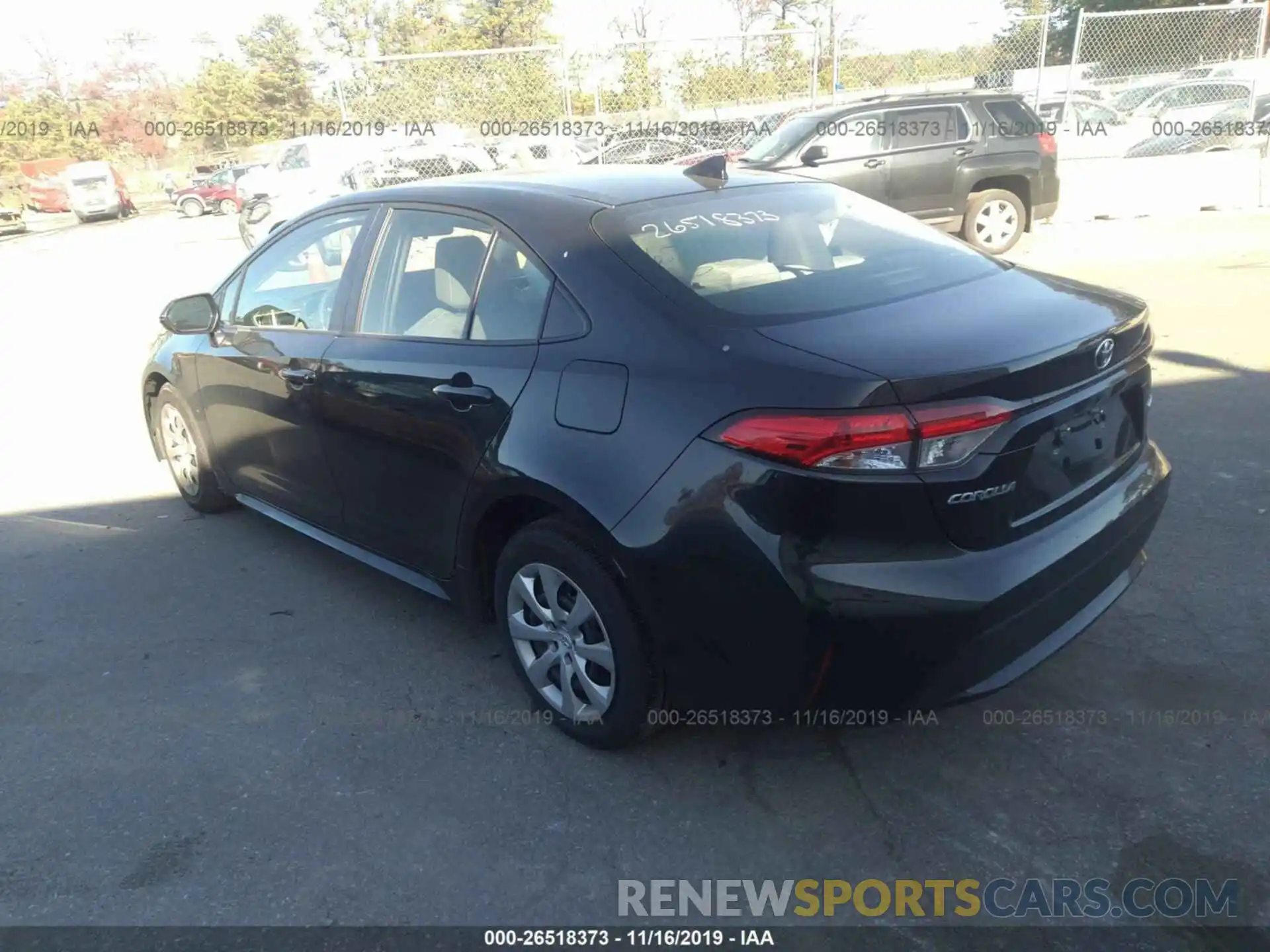 3 Photograph of a damaged car JTDEPRAE2LJ060215 TOYOTA COROLLA 2020